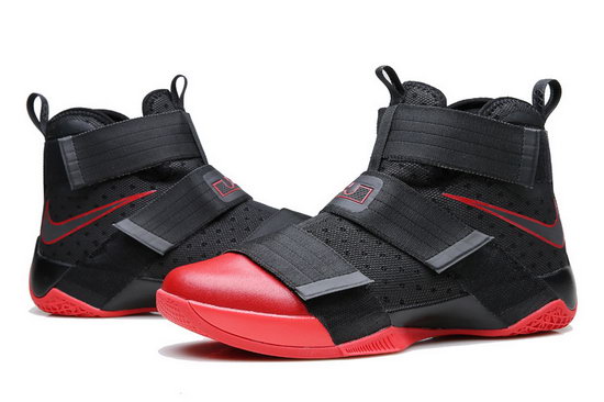 Nike Lebron Soldier 10 Black Red Toe Review